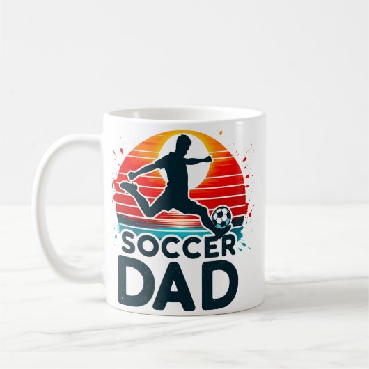 Mug Papa Footballeur Rétro (Gauche)