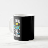 Mug Papa Fraude Fiscale Mème Drôle Cringe Curieusement (Devant gauche)
