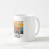 Mug Papa Golden Retriever Conception Vectorielle pour  (Devant droit)