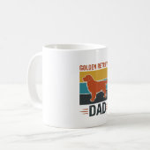 Mug Papa Golden Retriever Conception Vectorielle pour  (Devant gauche)