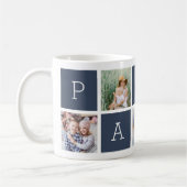 Mug Papa | Grand-père 5 Collage photo (Gauche)
