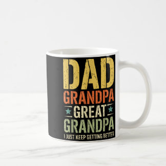 Mug Papa Grand-père Arrière-grand-père Je continue de