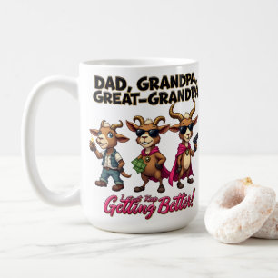 Mug Papa Grand-père Arrière-grand-père la CRÈME Gettin