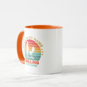 Mug Papa grill génial art de mot (Devant gauche)