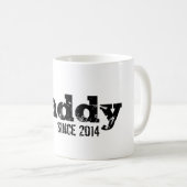Mug Papa Grunge Depuis 2014 (Devant droit)