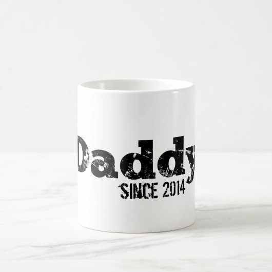Mug Papa Grunge Depuis 2014 (Centre)