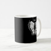 Mug Papa Guardian Angel Cadeau commémoratif pour la pe (Devant droit)