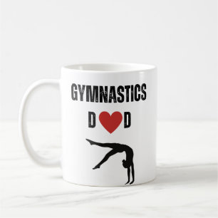 Mug Papa Gymnastique (athlète féminine)
