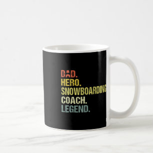 Mug Papa Hero Entraîneur de snowboard Funky Snowboard