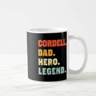 Mug Papa Hero Legend Personnalisé Nom Pères D