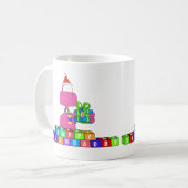Mug papa heureux de Noël (Devant gauche)