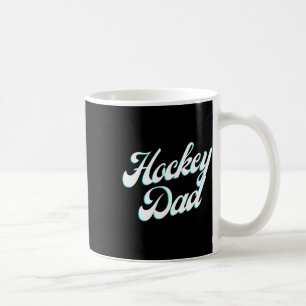 Mug Papa hockey Script glacé pour pères fiers côté pat