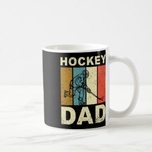 Mug Papa Hockey Vintage Rétro Fête des Pères