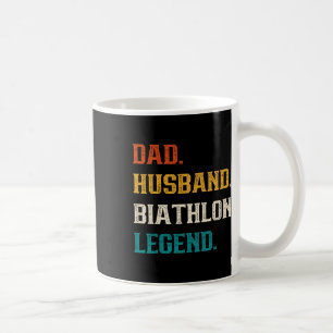 Mug Papa Husbynd Biathlon Légende Biathlon Lover