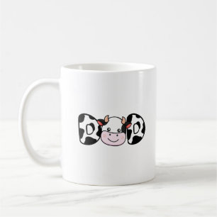 Mug Papa Impression de vache Motif de vache Fête des p