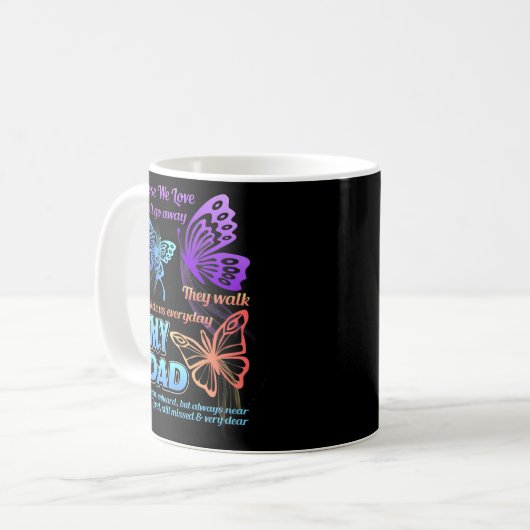 Mug Papa Je T'Ai Dans Mon Coeur J'Aime Vous Manquer Da (Devant gauche)