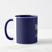 Mug Papa Je T'Aime Gold Sparkles Typographie (Gauche)