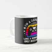 Mug Papa Joueur Rétro Plus Cool que Papa Normal (Devant gauche)
