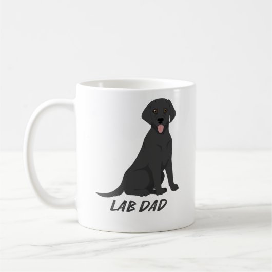 Mug Papa Lab � Fier proprietaire de chien Labrador Ret (Gauche)