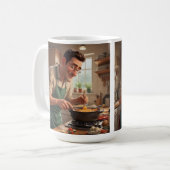 Mug Papa le Chef Anniversaire (Devant gauche)