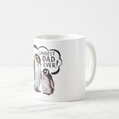 Mug Papa le plus cool jamais (Devant droit)