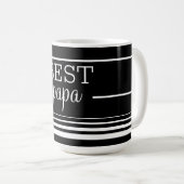 Mug Papa le plus élégant (Devant droit)