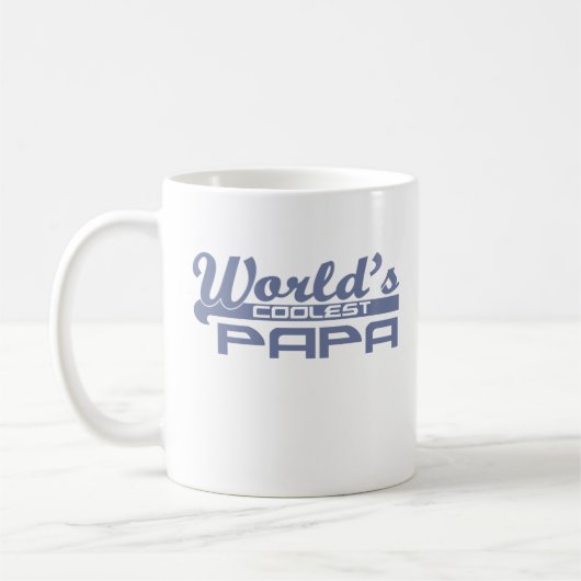 Mug Papa le plus froid du monde (Gauche)