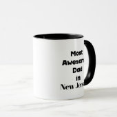 Mug Papa le plus génial à (Devant droit)