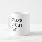 Mug Papa le plus heureux du monde (Devant gauche)