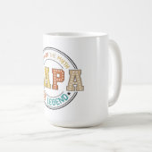 Mug PAPA : L'Homme, Le Mythe, La Légende (Devant droit)