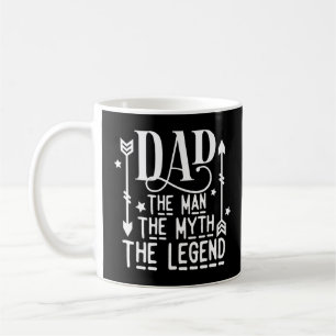 Mug Papa L'Homme Le Mythe La Légende Citation Avec Flè