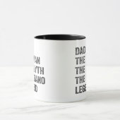 Mug Papa l'homme le mythe la légende du piano (Centre)