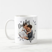 Mug Papa Love | Fête des pères photo mignonne (Gauche)