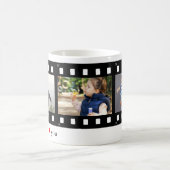 Mug Papa Love You Photo Film Strip Collage Modèle (Centre)