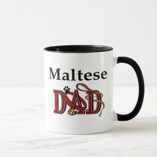Mug papa maltais (Droite)