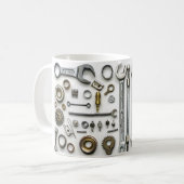 Mug Papa Mechanic Tools 3D (Devant gauche)