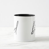Mug Papa minimaliste (Centre)