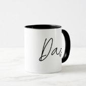 Mug Papa minimaliste (Devant droit)