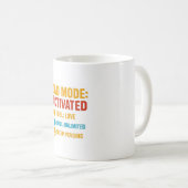 Mug Papa Mode Activé Funny Fête des pères Cadeau (Devant droit)