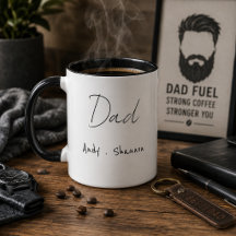 Papa Moderne | Noms des Enfants Texte pour la Fête