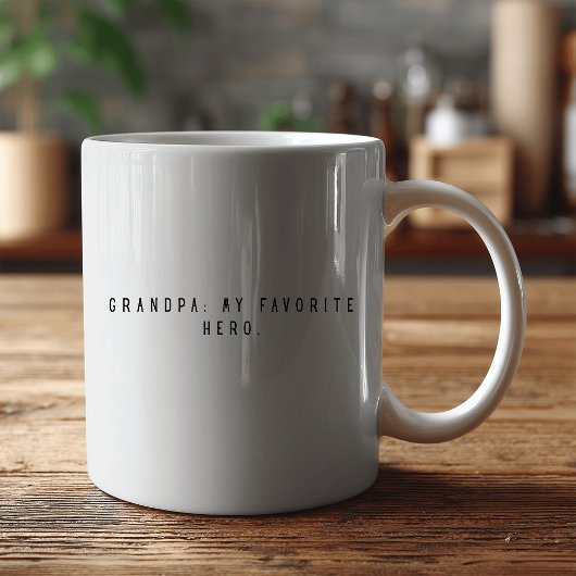 Mug PAPA Mon Héros Préféré 