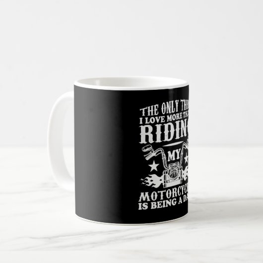 Mug Papa motocycliste (Devant gauche)