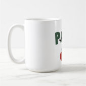 Mug Papa moustache père jour blanc  (Gauche)