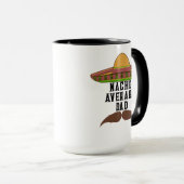 Mug "Papa moyen Nacho" (Devant droit)