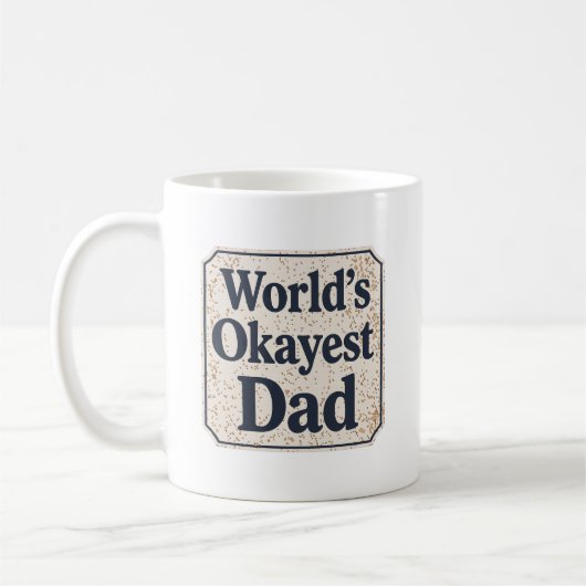 Mug Papa Moyennement Génial (Gauche)
