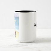 Mug Papa Noël à la baignade -  (Centre)