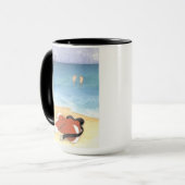 Mug Papa Noël à la baignade -  (Devant gauche)