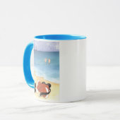 Mug Papa Noël à la baignade -  (Devant gauche)