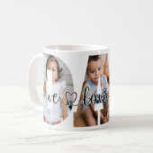 Mug Papa Nous Vous Aimons 3 Photo (Devant gauche)