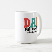 Mug Papa of Girls : #Surnuméroté (Devant droit)
